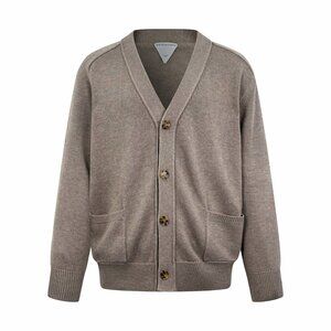 Bottega Veneta woven leather cardigan